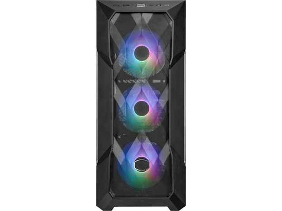 CARCASE Cooler Master TD500 MESH V2, U3x2,U3.1type Cx1,CNC TG,w/hub,CF120 ARGBx3,PSU cover,mesh, "TD500V2-KGNN-S00" (timbru verde 0.27 lei)