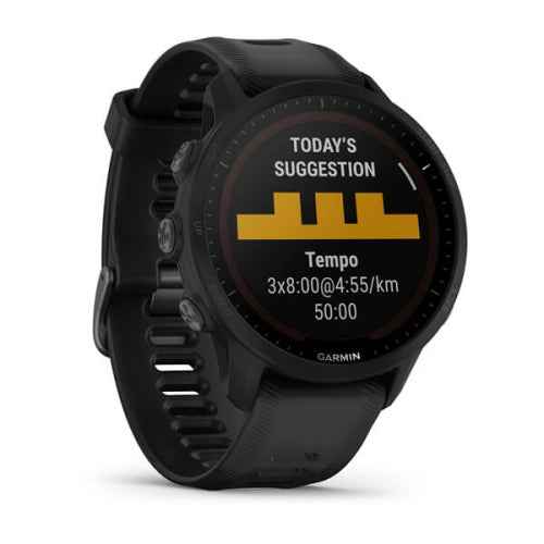 Garmin Forerunner 955 3,3 cm (1,3") MIP Digital 260 x 260 pixels Écran tactile Noir Wi-Fi GPS (satellite)