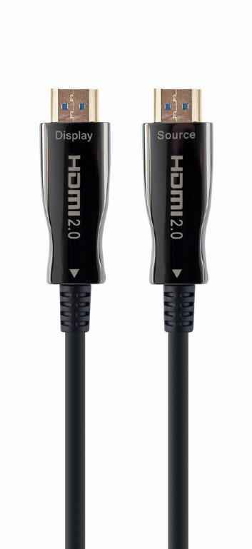 Câble HDMI haute vitesse GEMBIRD Active Optical AOC avec Ethernet AOC Premium Series 10 m