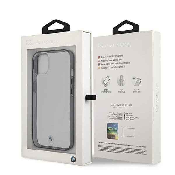 Coque arrière BMW BMHCP13SPCUMRBK Signature Collection pour Apple iPhone 13 Mini