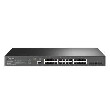 Switch TP-Link cu management JetStream 24-Port 2.5GBASE-T L2+ Managed Switch with 4 10GE SFP+ Slots "TL-SG3428X-M2" (timbru verde 2 lei)