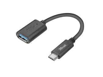 Adaptateur Trust Calyx USB-C vers USB-A Noir
