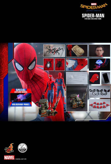 Figurine Hot Toys QS014B - Marvel Comics - Spider-Man : Homecoming - Spider-Man Deluxe Version