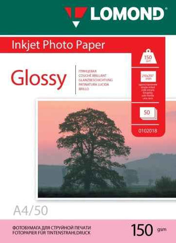 Lomond Photo Inkjet Paper Glossy 150 g/m2 A4, 50 sheets