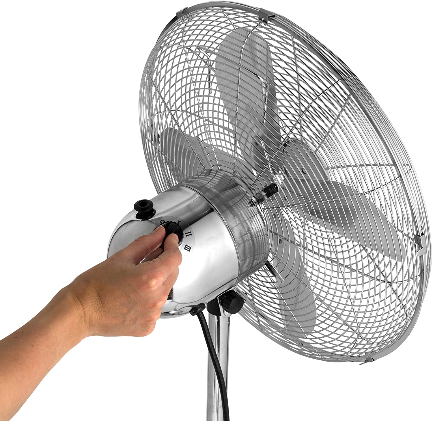 Ventilateur sur pied chromé beldray eh3263vde