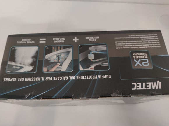 Ecost Customer Return, Imetec ZeroCalc Z1 2500 steam iron with anticalcare technology, multi-hole st