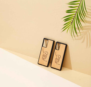 Coque MAN&WOOD pour Galaxy Note 20 Ultra chat avec poisson