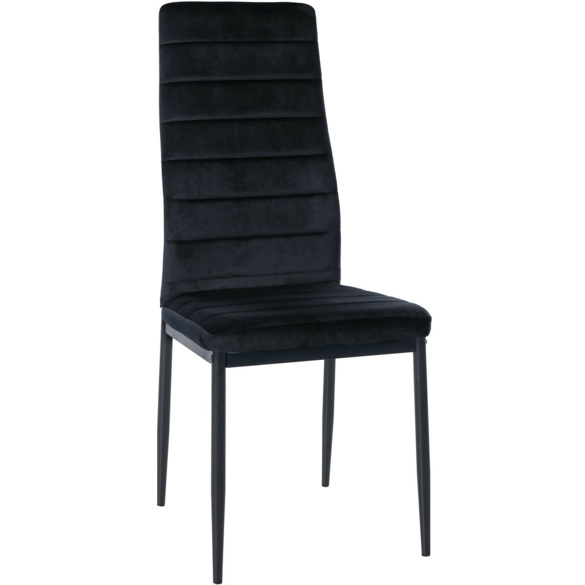 Mayfair Velvet Chair - Black