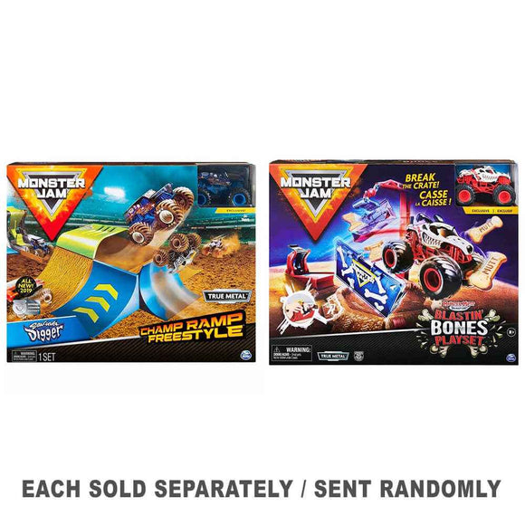 Monster Jam 1:64 Stunt Playset (1pc Random Style)