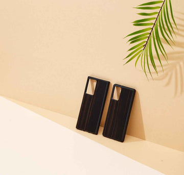 Coque MAN&WOOD pour Galaxy Note 20 Ultra noir ébène