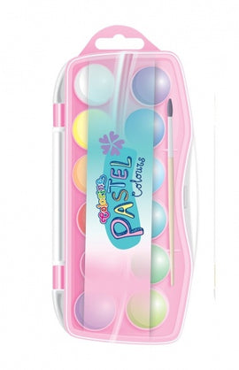 Aquarelles pastel colorino 12 couleurs