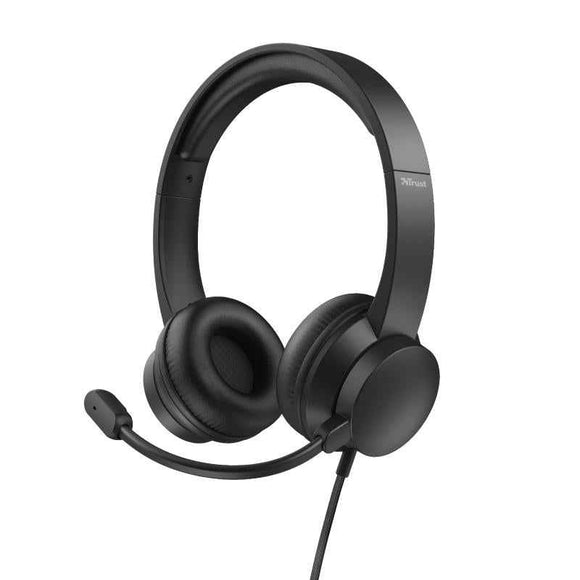 Casque Rydo USB noir « VX24133 » (timbre vert : 0,8 lei) - clicktofournisseur.com