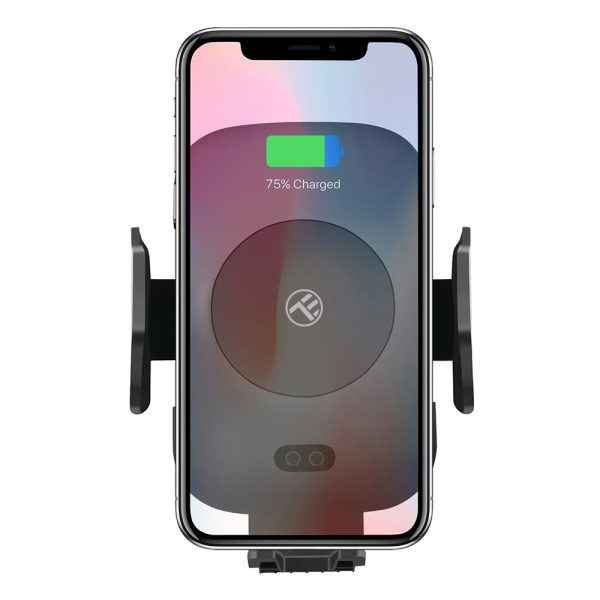 Chargeur de voiture sans fil Tellur, certifié QI, 10 W, capteur IR, WCCM2 noir