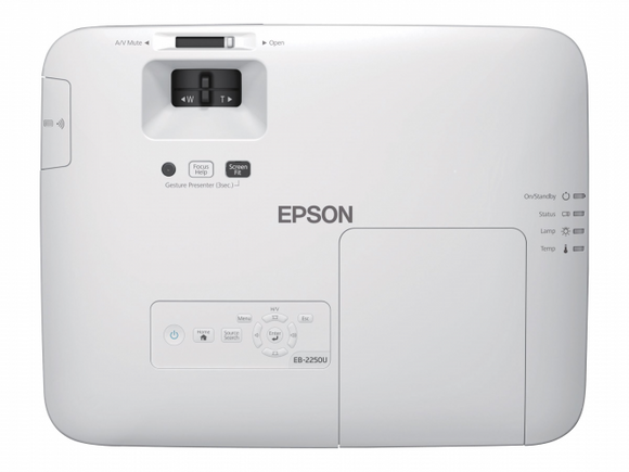 Epson EB-2250U Projector 3LCD 5000 Lumens WUXGA (1920 x 1200) 16:10 1080p LAN