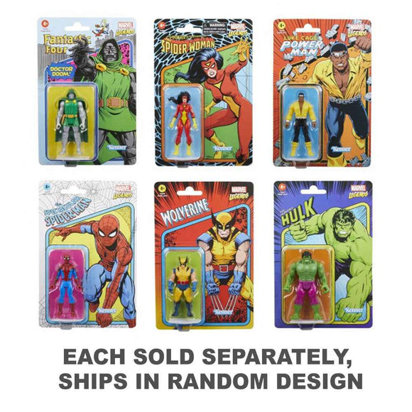 Marvel Legends Retro Action Figure 4in (1pc Random)