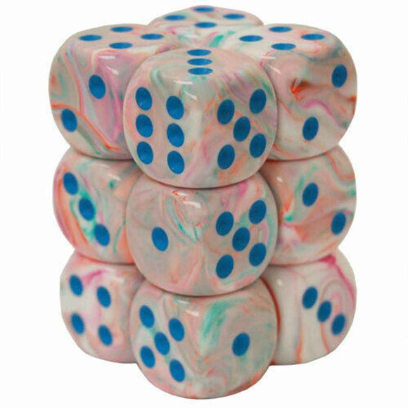 Festive Chessex 16mm D6 Dice Block