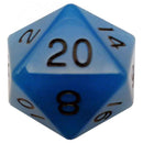 MDG Glow Mega Acrylic d20 Dice 35mm