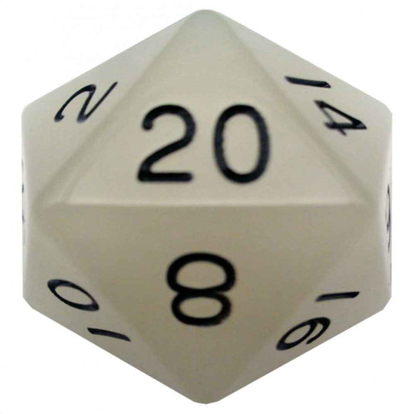 MDG Glow Mega Acrylic d20 Dice 35mm