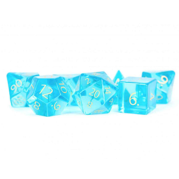 MDG Engraved Zircon Glass Birthstone Dice