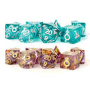 MDG Liquid Core Polyhedral Dice Set 16mm