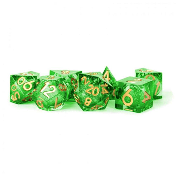 MDG Liquid Core Polyhedral Dice Set 16mm