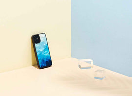 Coque iKins pour Apple iPhone 12 mini bleu lac noir