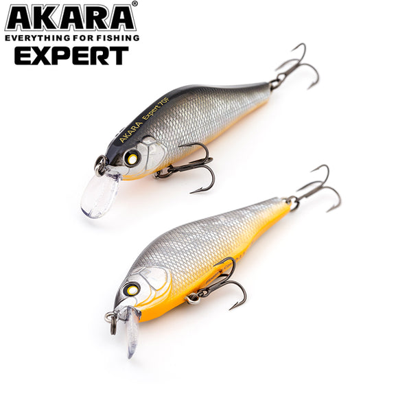 Wobbler akara expert 70f-a83 poids 9g longueur 70 mm