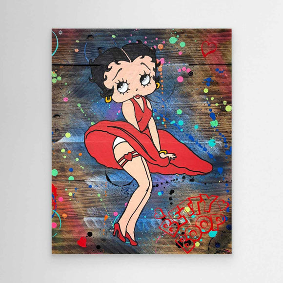Betty Boop Rouge impression de l'œuvre originale