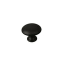 Bouton de meuble CONVEXE, Finition zamak noir