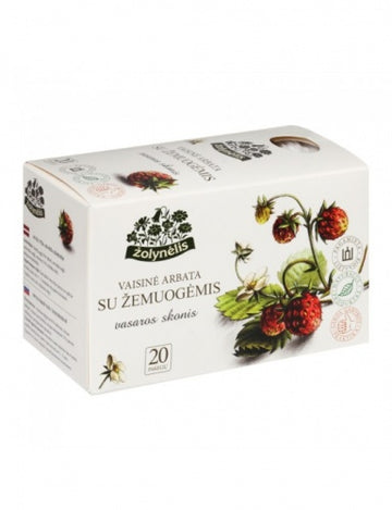 Žolynėlis Fruit tea Summer taste with wildstrawberries, 50g (2,5g x20)