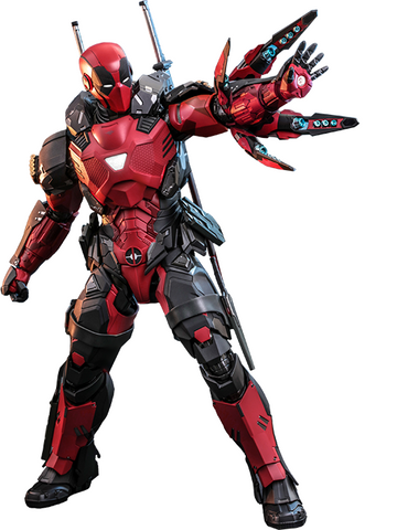 Figurine Hot Toys CMS09D42 - Marvel Comics - Armorized Deadpool Deluxe Version