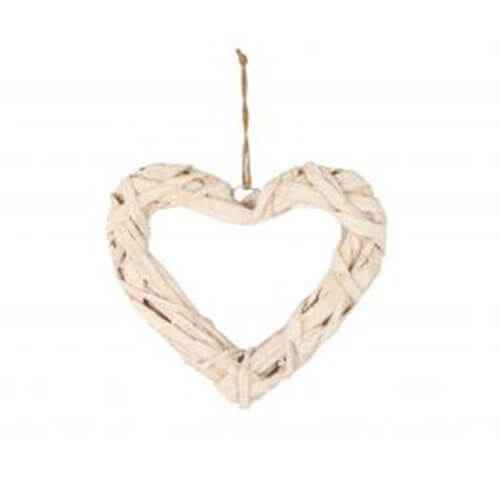 Duke Wrapped Rattan Heart Wall Decoration
