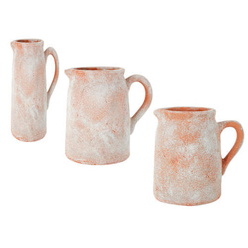 Noor Terracotta Dish Jug Vase - 0