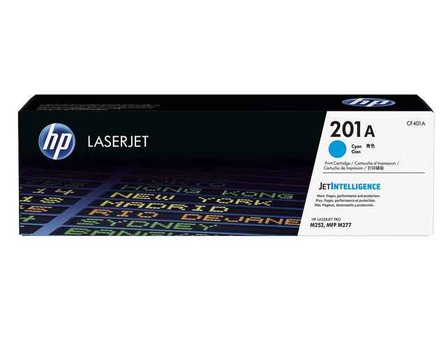 Cartouche de toner d'origine HP 201A CF401A cyan 1 330 pages capacité standard