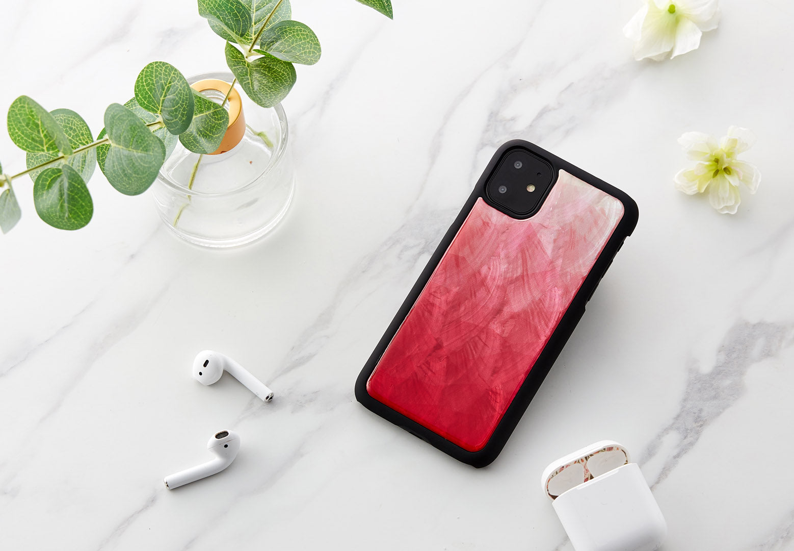 Coque iKins pour iPhone 11, rose, lac, noir