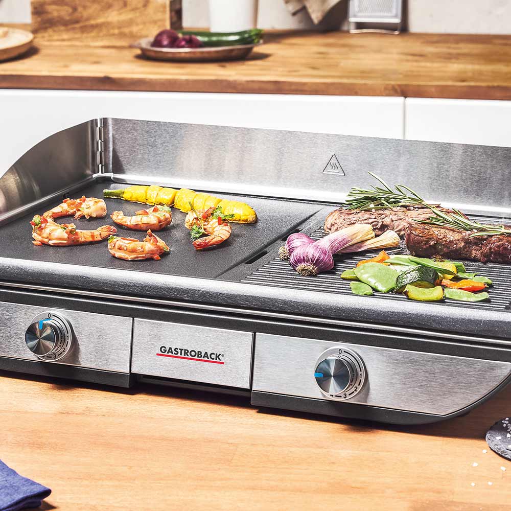Barbecue de table design gastroback 42523 advanced pro bbq
