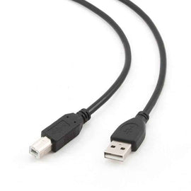 Kabelis Gembird USB Male - USB Male B 3m Black