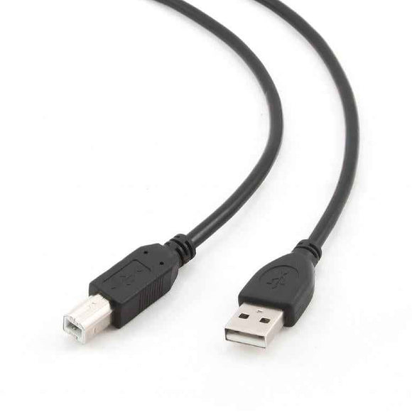 Kabelis Gembird USB Male - USB Male B 3m Black