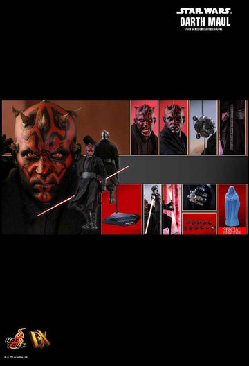 Figurine Hot Toys DX16 - Star Wars 1 : The Phantom Menace - Darth Maul Deluxe Version