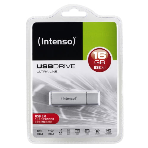 Intenso Pendrive 16GB Ultra Line USB 3.2, Black EU (3531470)