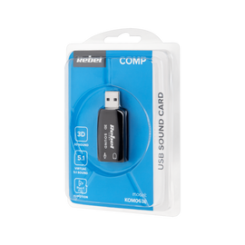 Rebel Sound Card USB / 3D Sound and Virtual 5.1 Sound - 0