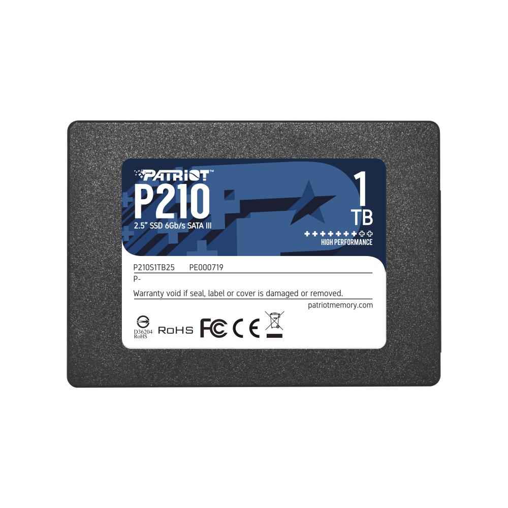Mémoire Patriot P210 2,5" 1000 Go Serial ATA III