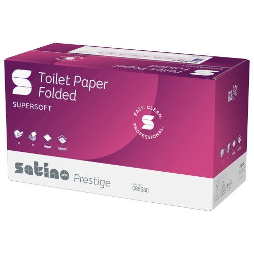 Papier toilette wepa en feuilles ltpcb2300v 300 feuilles 105 x 205 cellulose 30 pièces