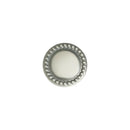 Bouton de meuble CERUSE, Finition zamak blanc argenté