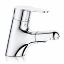 Bagnoclic miscelatore lavabo in ottone cromato con doccetta estraibile e comando monoleva.