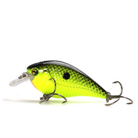 Vobleris Banshee Crankbait 60mm 12g VC03 Chartreuse Black Shad, Plūdrus