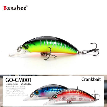 Vobleris Banshee Crankbait 45mm 4.7g GO-CM001 Firetiger, Plūdrus - 0