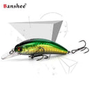 Crankbait Vobleris Banshee 45 mm 4,7 g GO-CM001 Green Back, Plūdrus