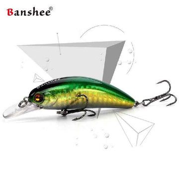 Crankbait Vobleris Banshee 45 mm 4,7 g GO-CM001 Green Back, Plūdrus