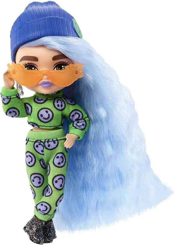 Poupée Barbie® Extra Mini aux cheveux bleus